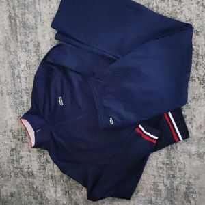Lacoste Navy Sweatpants and Jogger Set